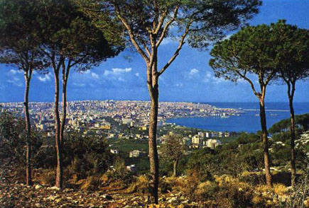 Beirut seen from Mount Lebanon