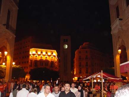 Downtown Beirut at Night
