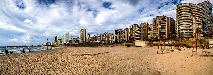 Raouche Sand Beach Beirut