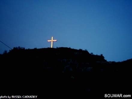 Hammana's cross on the mountain