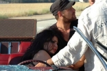 Haifa s car accident while filming her latest Video Clip