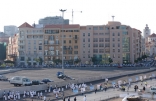 Beautiful buildings in the background - Beirut Marathon 2003