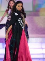 Gabrielle Bou Rashed At the Miss Universe pageant July 2006