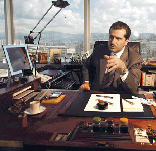 Gebran in His Office in Nahar Building