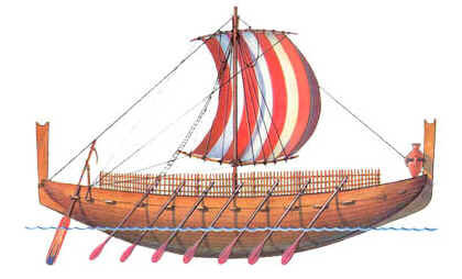 Phoenician Boat (Drawing)