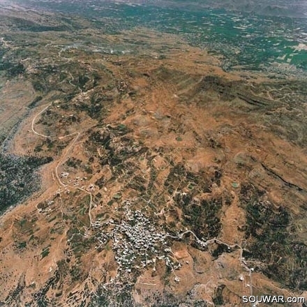 Kfar Selouane from the sky