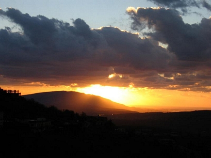 Sunset over Turbul Mountain