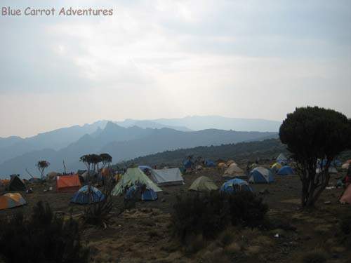 Hiking To Kilimanjaro, Tanzania Sept 2008- The sunset At 3900m...