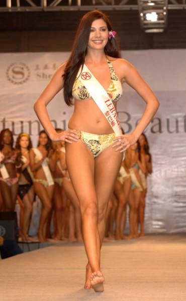 Lamita Frangieh in Miss World