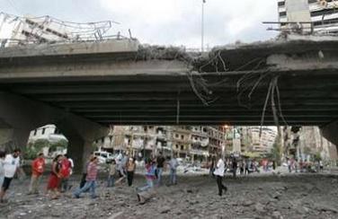Israel Attacks Beirut July 2006
