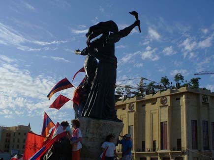 Manifestation Against Turkish Troops in Lebanon