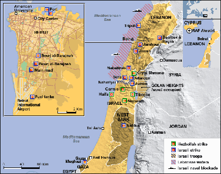 Israel Attacks Lebanon July 2006