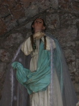 Statue in the Ste-Hissen old chapel