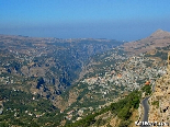 Bcharreh from above