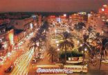 Marty Square at Night 1974