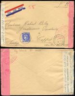Lebanon 1939 Censored envelope to Switzerland