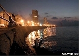 Corniche at night