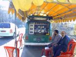 Café mobile : un percolateur dans une camionnette