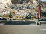 Army tanks deployed at the demonstration scene 11-21-03