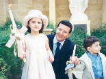 Ramzi Irani and his 2 kids Yasmina and Jad