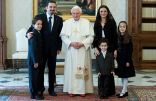His Holiness Pope Benedict XVI receives Lebanese Prime Minister Saad Hariri and family